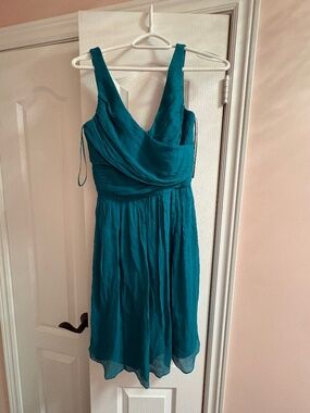 [NWT] J. Crew Teal Dress in Size 6 Tall